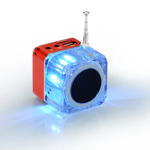 Portable FM Radio Alarm Clock Mini Speaker Acrylic Crystal LED Display Subwoofer Small Stereo Soundbox for TF U Disk MP3 Player
Portable FM Radio Alarm Clock Mini Speaker Acrylic Crystal LED Display Subwoofer Small Stereo Soundbox for TF U Disk MP3 Player