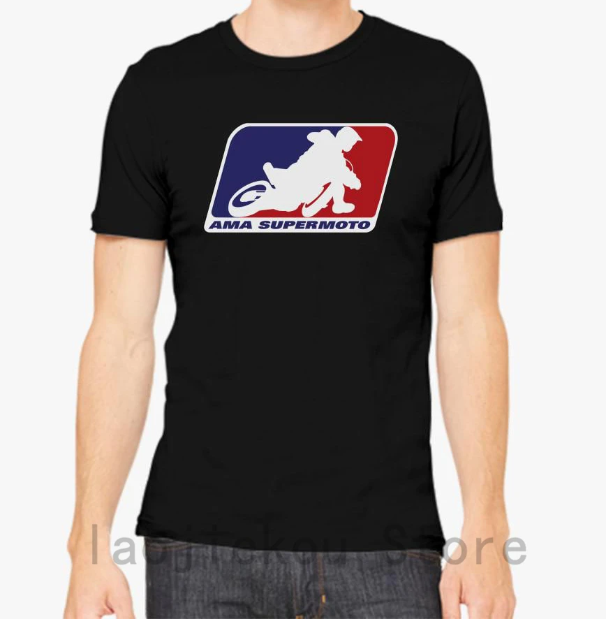 AMA Supermoto Logo T shirt men tshirt women tops tee 100% cotton funny print O-neck Short Sleeve t-shirt
AMA Supermoto Logo T shirt men tshirt women tops tee 100% cotton funny print O-neck Short Sleeve t-shirt
