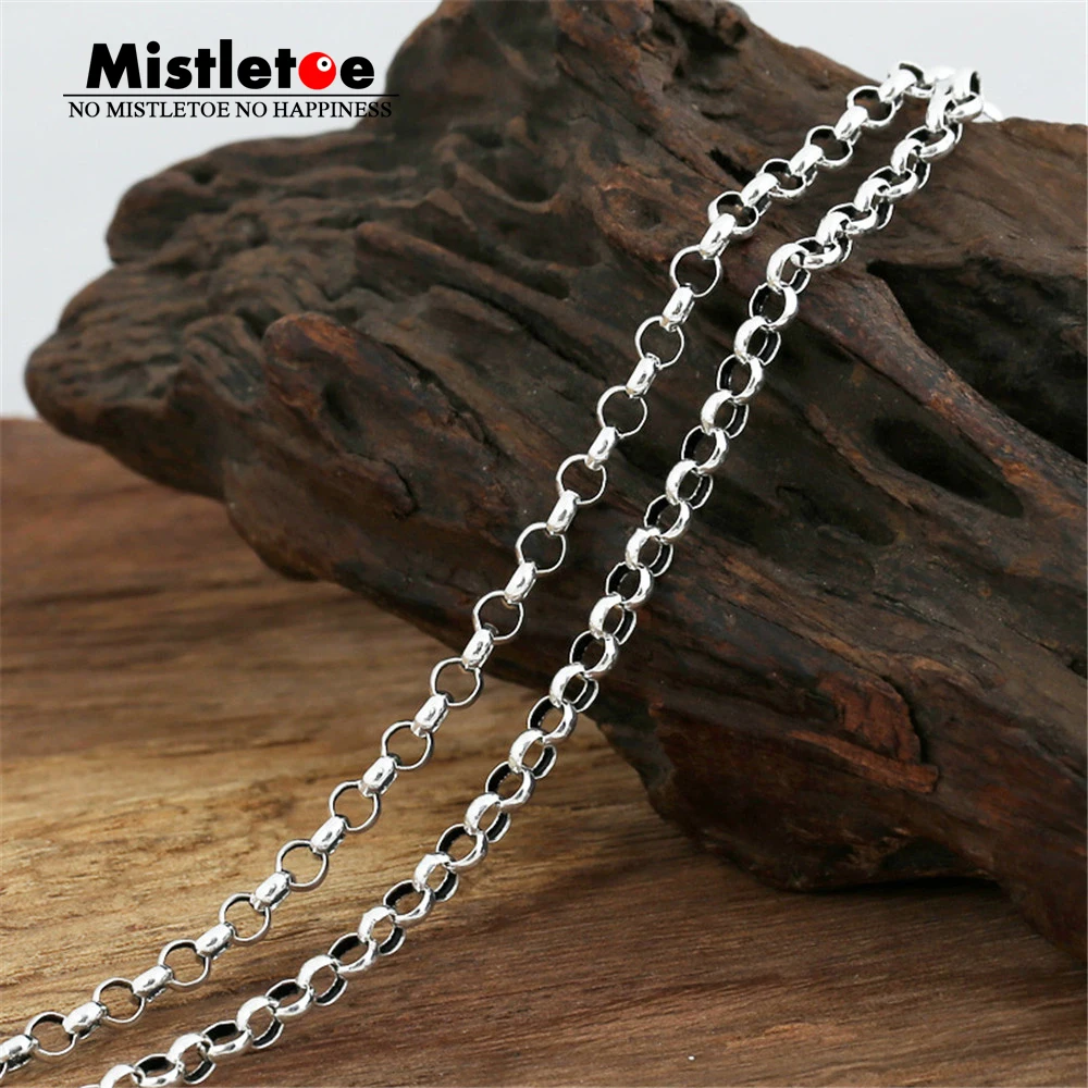 Authentic 100% 925 Sterling Silver Classic Vintage 4.0mm Round Link Necklace Chain Jewelry For Women Or Men
Authentic 100% 925 Sterling Silver Classic Vintage 4.0mm Round Link Necklace Chain Jewelry For Women Or Men