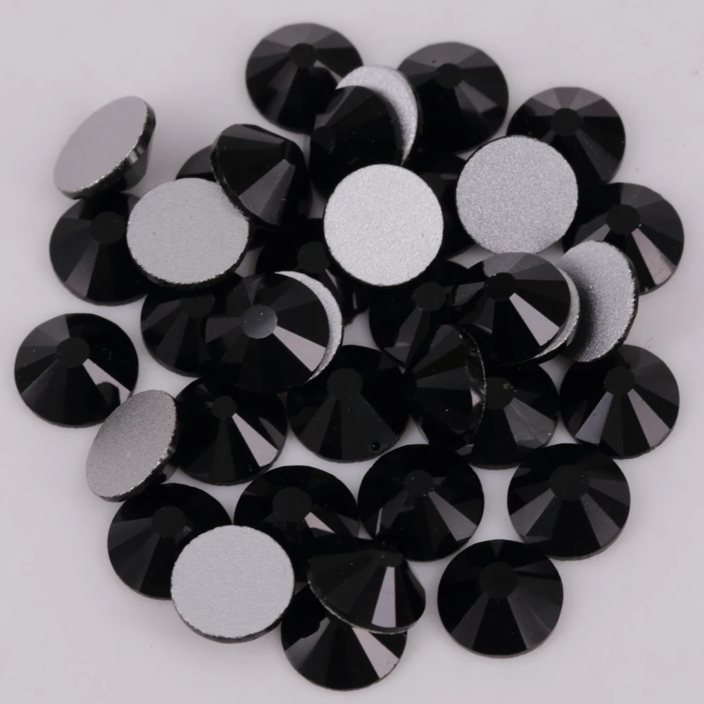 Good Quality ss3-ss34 Black Flat Back Nail Art Crystals / Glue On Non Hotfix Rhinestones
Good Quality ss3-ss34 Black Flat Back Nail Art Crystals / Glue On Non Hotfix Rhinestones