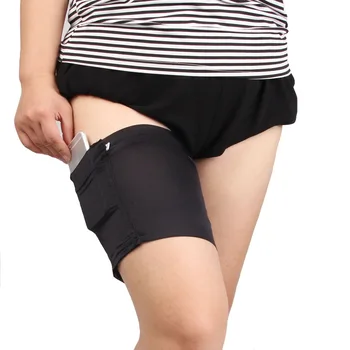 Women's thigh garters with pocket anti friction Thigh Ring protect Leg with mobile phone bag Single piece
Women's thigh garters with pocket anti friction Thigh Ring protect Leg with mobile phone bag Single piece
