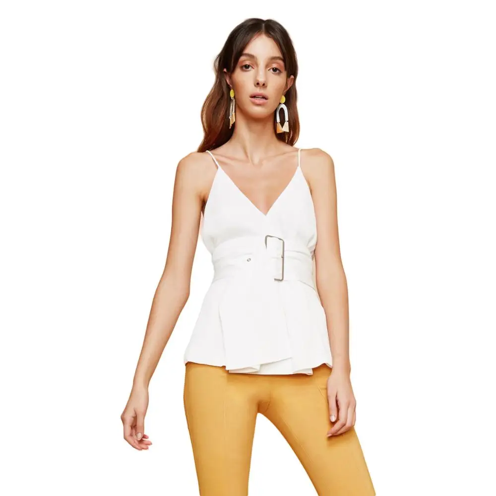 MINSUNDA Sexy Double V Neck Self Tie Cami Tops Spaghetti Strap Camisole Women Plain Top Summer office Backless Elegant Vest
MINSUNDA Sexy Double V Neck Self Tie Cami Tops Spaghetti Strap Camisole Women Plain Top Summer office Backless Elegant Vest