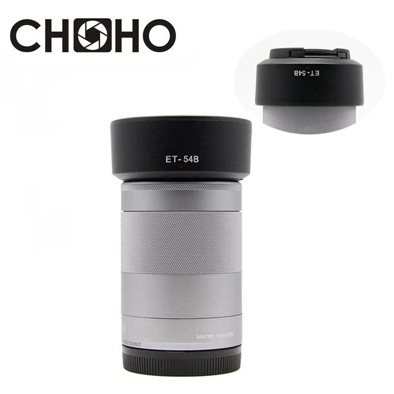 ET-54B 52mm et 54b ET54B Lens Hood Reversible Camera Lente Accessories for Canon EOS M100 M3 M10 EF-M 55-200 mm f/4.5-6.3 IS STM
ET-54B 52mm et 54b ET54B Lens Hood Reversible Camera Lente Accessories for Canon EOS M100 M3 M10 EF-M 55-200 mm f/4.5-6.3 IS STM