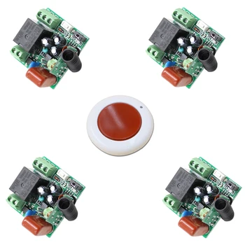 2017 Newest Mini Sizes AC220 V 1CH Wireless Remote Control Switch 4pcs Receiver +1 pcs Transmitter Can Stick on the Wall
2017 Newest Mini Sizes AC220 V 1CH Wireless Remote Control Switch 4pcs Receiver +1 pcs Transmitter Can Stick on the Wall