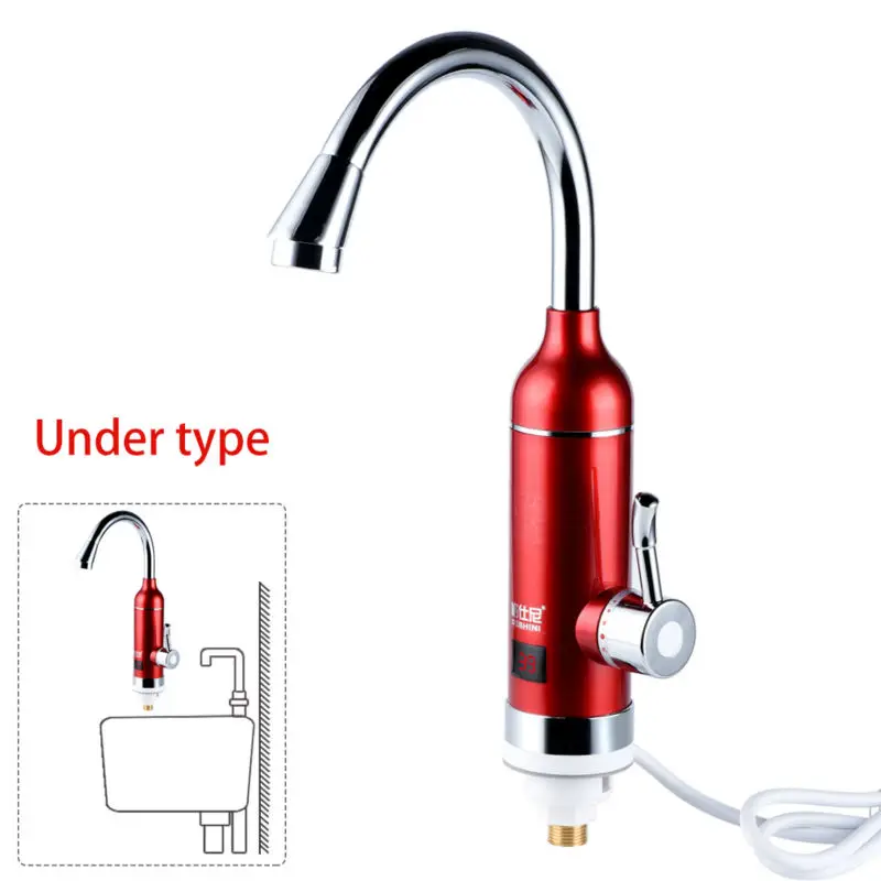 3000W Electric Water Heater Instant Hot Water Faucet Tankless 220V Digital Display Instantaneous Water Heater Tap
3000W Electric Water Heater Instant Hot Water Faucet Tankless 220V Digital Display Instantaneous Water Heater Tap