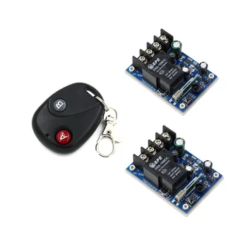 DC12V 24V 36V 48V 1CH 30A Relay Wireless Remote Control Switch System Two Buttons Transmitter With 2*Receivers for Light & Alarm
DC12V 24V 36V 48V 1CH 30A Relay Wireless Remote Control Switch System Two Buttons Transmitter With 2*Receivers for Light & Alarm
