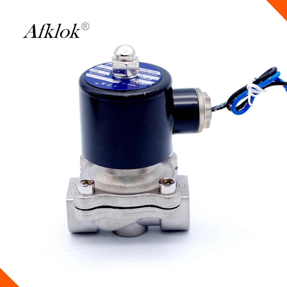 2W-250-25B Direct acting 1" inch electric solenoid valve 12v dc NPT thread VITON seal Stainless steel
2W-250-25B Direct acting 1" inch electric solenoid valve 12v dc NPT thread VITON seal Stainless steel