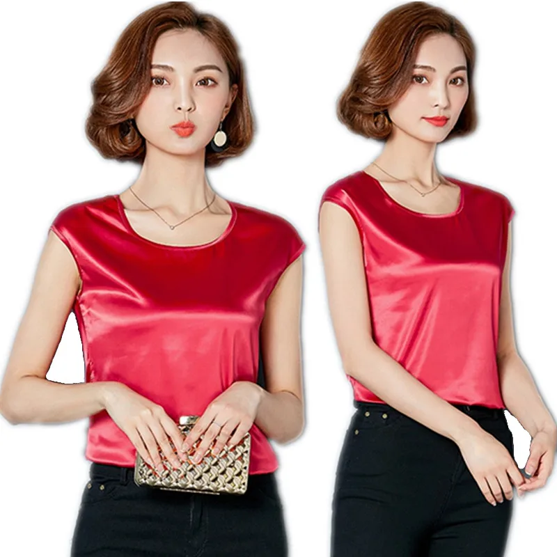 Women's Blouse Summer Silk Blouses Good Imitation silk Women Blouse Shirt Sexy White Casual Tops Party Girls Blusas Femininas
Women's Blouse Summer Silk Blouses Good Imitation silk Women Blouse Shirt Sexy White Casual Tops Party Girls Blusas Femininas