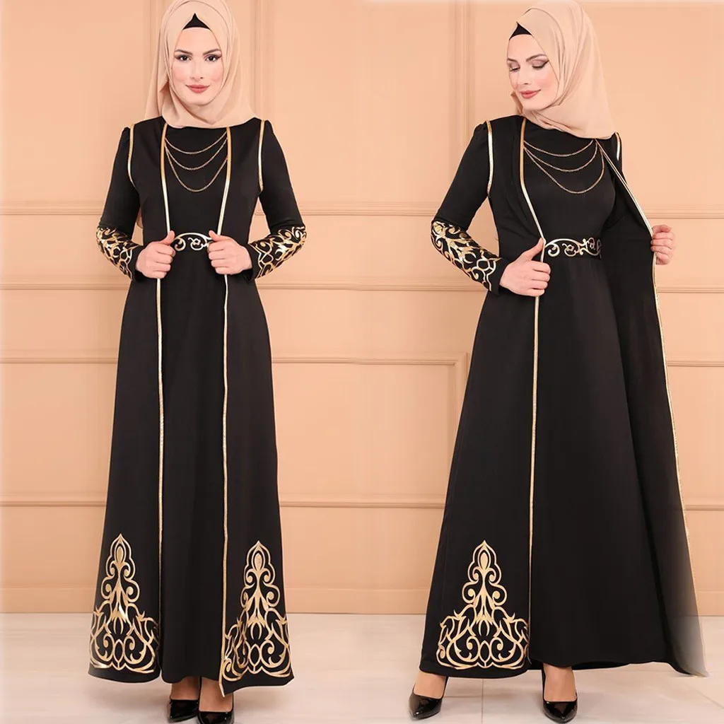 Muslim Abaya Muslim Dress 2 PC Women Tunic and Robe Kaftan Abaya Slim Muslim Party Dresses Clothing vestidos 2019
Muslim Abaya Muslim Dress 2 PC Women Tunic and Robe Kaftan Abaya Slim Muslim Party Dresses Clothing vestidos 2019
