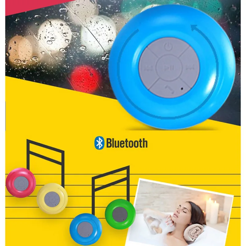 Portable Water Resistant Hands Free Wireless Sound Box Subwoofer With Sucker For Bathroom Outdoor Bluetooth Music Speaker
Portable Water Resistant Hands Free Wireless Sound Box Subwoofer With Sucker For Bathroom Outdoor Bluetooth Music Speaker