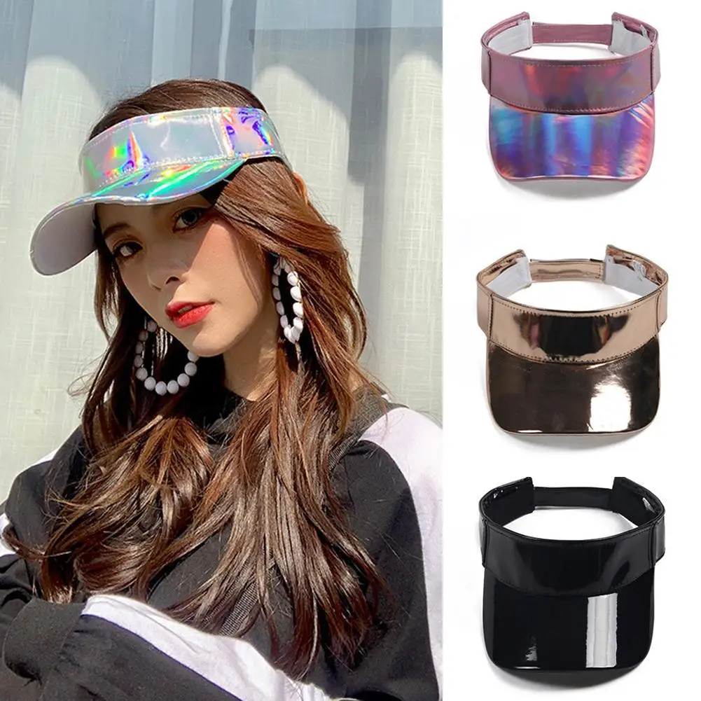 New Summer Women Men Sun Hat Candy Color Transparent Empty Top Plastic PVC Adjustable Sunshade Hat Visor Caps Bicycle Sun Hat
New Summer Women Men Sun Hat Candy Color Transparent Empty Top Plastic PVC Adjustable Sunshade Hat Visor Caps Bicycle Sun Hat