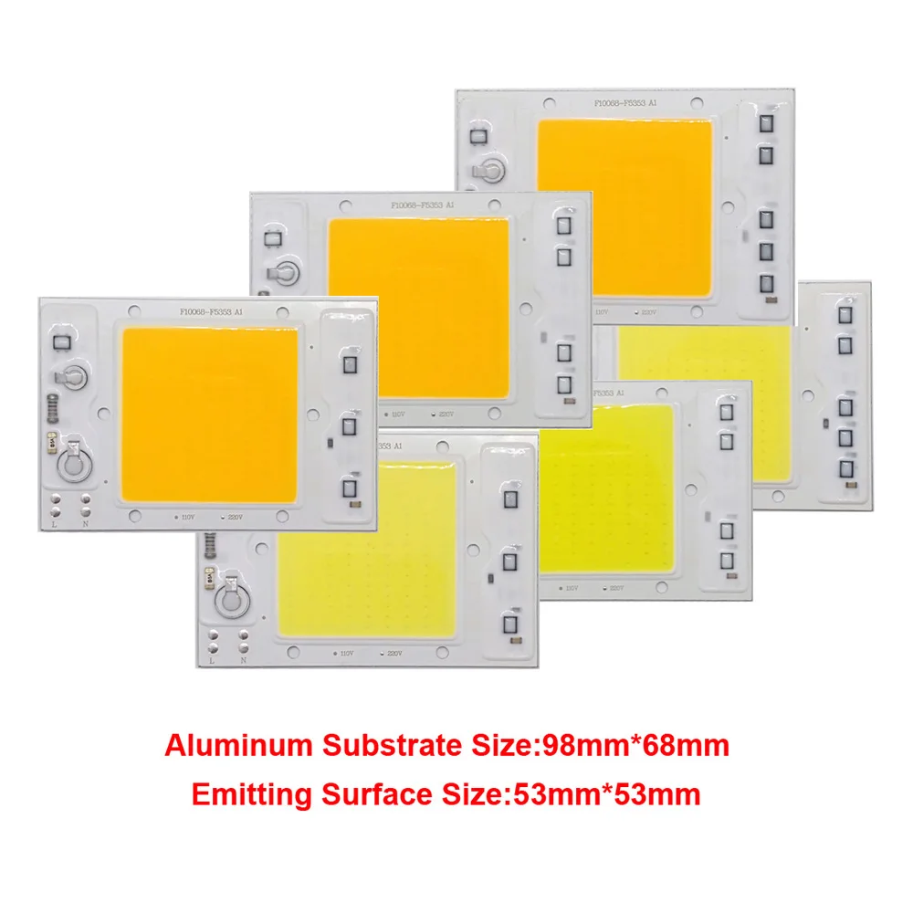 10PCS/LOT LED COB Chip 30W 40W 50W 220V 110V Anti Surge design Smart IC Light High Lumen Chip For DIY LED Floodlight Light Bead
10PCS/LOT LED COB Chip 30W 40W 50W 220V 110V Anti Surge design Smart IC Light High Lumen Chip For DIY LED Floodlight Light Bead