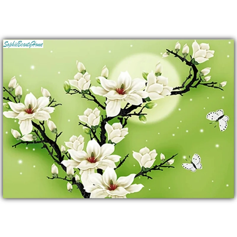 Sophie beauty home diamond embroidery moonlight Magnolia cross stitch 5D Diy diamond painting mosaic crystal needle thread decor
Sophie beauty home diamond embroidery moonlight Magnolia cross stitch 5D Diy diamond painting mosaic crystal needle thread decor