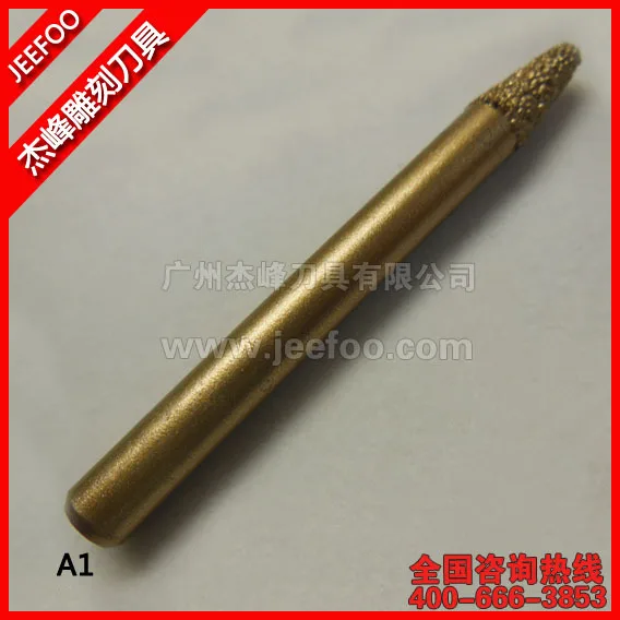 A1-20Angle 6*3*12mm Stone Carving Bits For 3D Deep Relief/CNC Tools Bit/ Diamond Engraving Bits On Glass/Brick/Monument
A1-20Angle 6*3*12mm Stone Carving Bits For 3D Deep Relief/CNC Tools Bit/ Diamond Engraving Bits On Glass/Brick/Monument