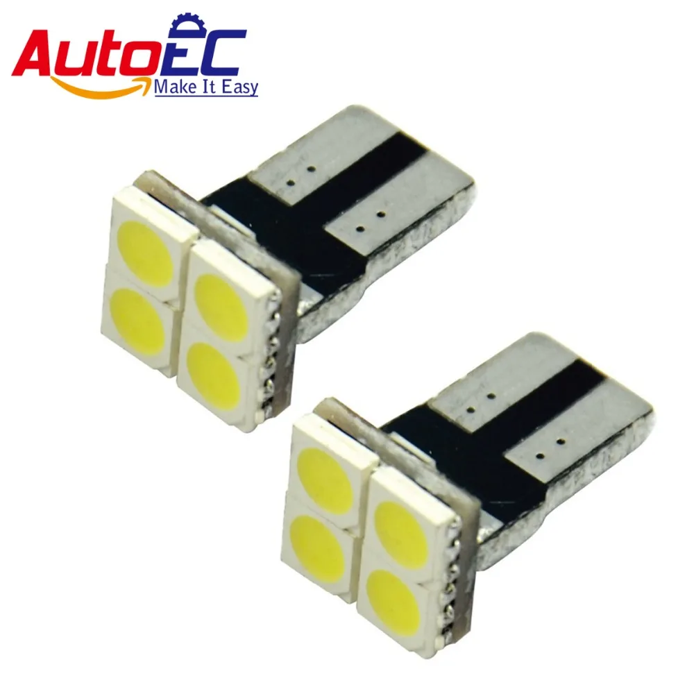 AutoEC T10 4 smd 5050 Canbus Error Free 194 168 501 W5W 5050 led 4 smd auto car width light bulb white blue 12V #LB21
AutoEC T10 4 smd 5050 Canbus Error Free 194 168 501 W5W 5050 led 4 smd auto car width light bulb white blue 12V #LB21