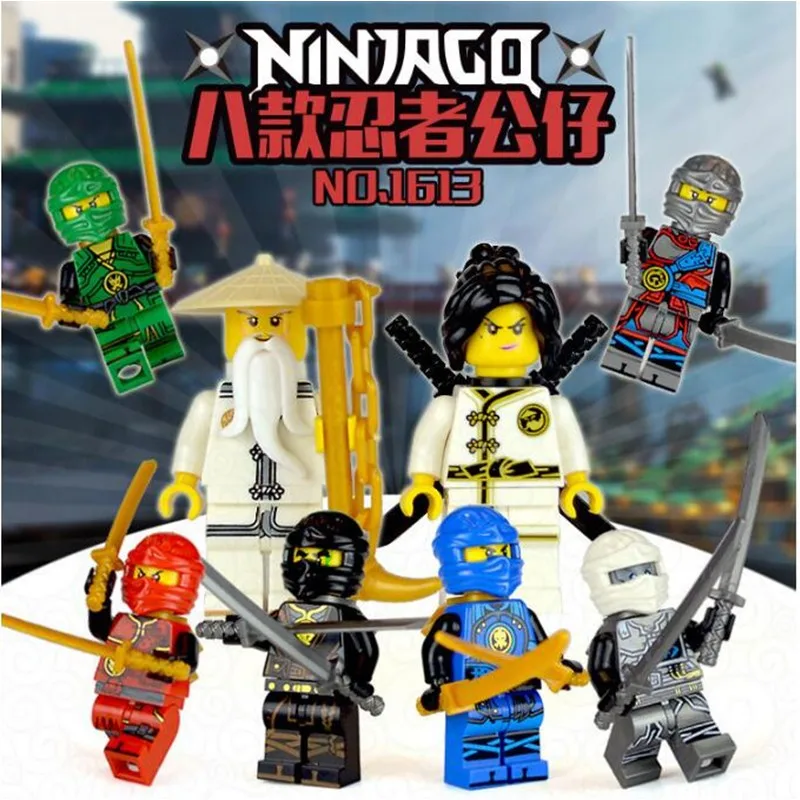 8pcs Compatible Legoings Ninjago Figures LIoyd Zane KAI JAY COLE ZANE Master Wu NYA Set Ninjago Legings Minifigs toys set
8pcs Compatible Legoings Ninjago Figures LIoyd Zane KAI JAY COLE ZANE Master Wu NYA Set Ninjago Legings Minifigs toys set