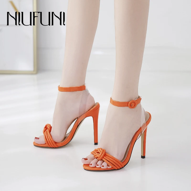 Fashion Solid Color Transparent Women's Sandals Stiletto High Heels NIUFUNI 2019 Summer New Casual Belt Buckle Ladies Shoes
Fashion Solid Color Transparent Women's Sandals Stiletto High Heels NIUFUNI 2019 Summer New Casual Belt Buckle Ladies Shoes