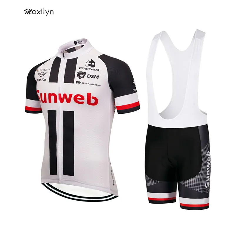 Moxilyn Sunweb Team Pro Cycling Jersey Bib Shorts Suit Ropa Ciclismo Cycling Clothing For Men Summer Riding Bike Clothing Set
Moxilyn Sunweb Team Pro Cycling Jersey Bib Shorts Suit Ropa Ciclismo Cycling Clothing For Men Summer Riding Bike Clothing Set