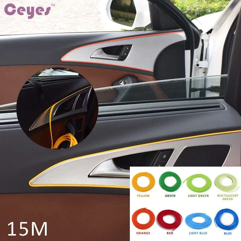 Ceyes 15M DIY Sticker Universal Car Styling Fit For Nissan Nismo Flexible Interior Internal Decoration Moulding Line Car-Styling
Ceyes 15M DIY Sticker Universal Car Styling Fit For Nissan Nismo Flexible Interior Internal Decoration Moulding Line Car-Styling