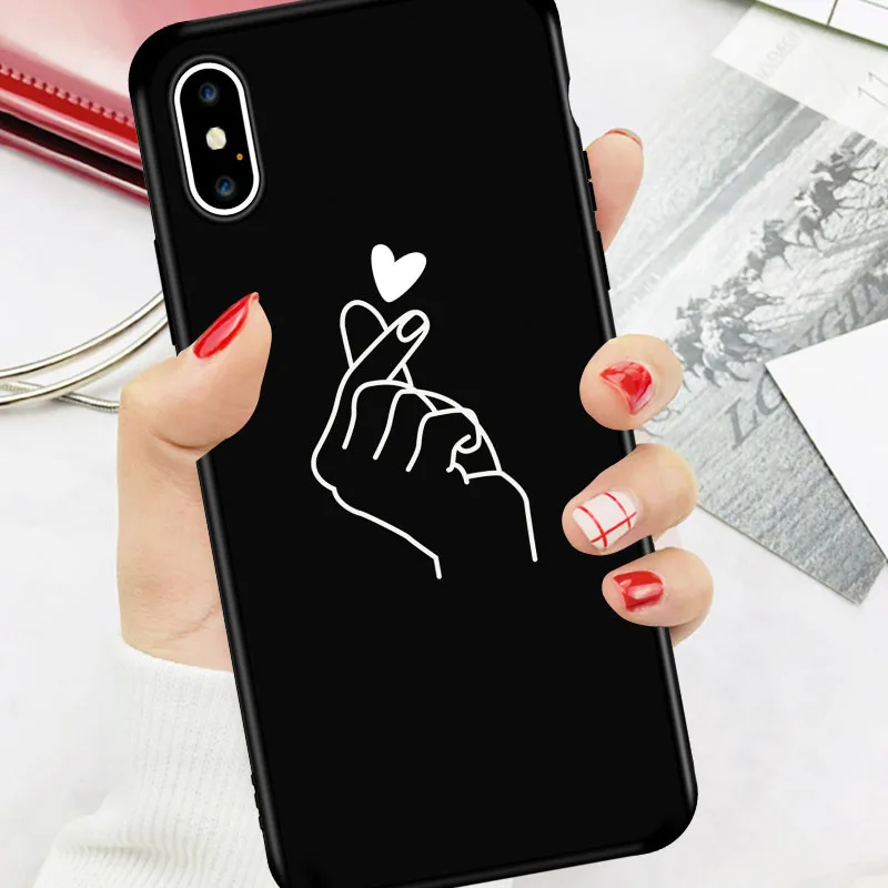 JAMULAR Love Heart Letter Phone Case For iphone 7 XS MAX XR X 6 6s 8 Plus Matte Soft Couple Back Cover For iPhone X Simple Shell
JAMULAR Love Heart Letter Phone Case For iphone 7 XS MAX XR X 6 6s 8 Plus Matte Soft Couple Back Cover For iPhone X Simple Shell