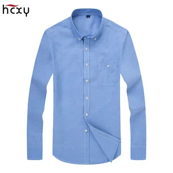 2020 New HCXY Men's Oxford Shirts men Commerce Casual Shirts High Quality Fashion Design male Dress Shirts Overalls
2020 New HCXY Men's Oxford Shirts men Commerce Casual Shirts High Quality Fashion Design male Dress Shirts Overalls