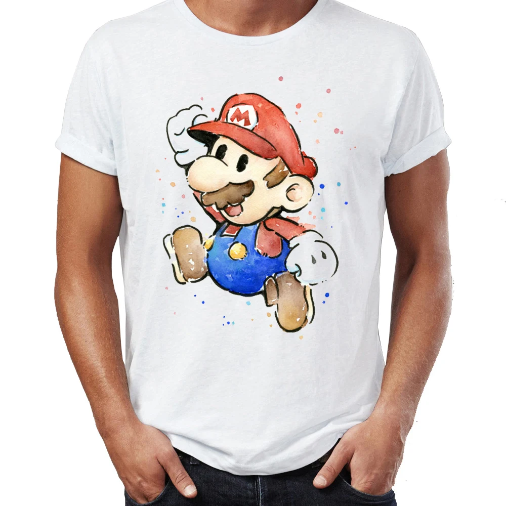 Men's T Shirt Watercolor Mario Yoshi Shy Guy Captain Toad Artsy Awesome Artwork Printed Tee
Men's T Shirt Watercolor Mario Yoshi Shy Guy Captain Toad Artsy Awesome Artwork Printed Tee