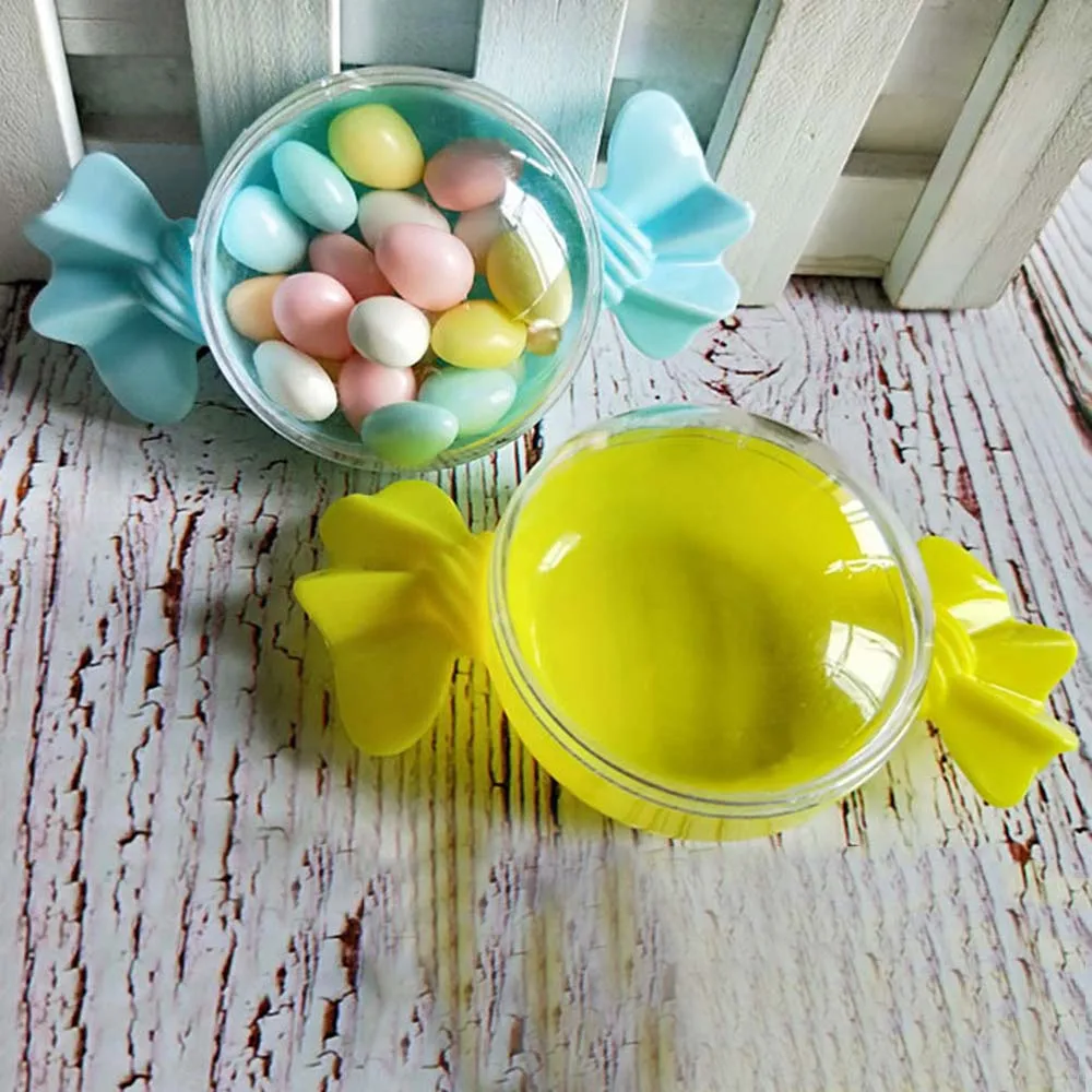 12Pcs/set 9*5*3cm Transparent Candy Boxes Sweet Plastic Shaped Case Storage Container Colorfull Party Wedding Supply Candy Box
12Pcs/set 9*5*3cm Transparent Candy Boxes Sweet Plastic Shaped Case Storage Container Colorfull Party Wedding Supply Candy Box