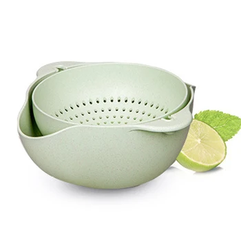 Clean Vegetable Fruit Double Layer Colanders Set Plastic Kitchen Fruit Vegetable Round Baskets Folding Strainers Kitchen Tools
Clean Vegetable Fruit Double Layer Colanders Set Plastic Kitchen Fruit Vegetable Round Baskets Folding Strainers Kitchen Tools