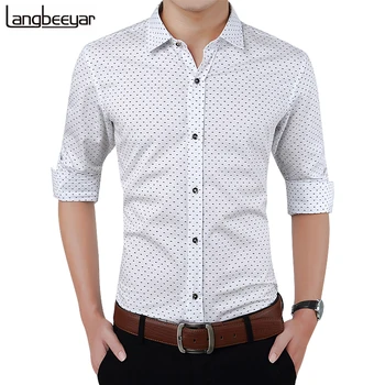 2019 New Autumn Fashion Men Clothes Slim Fit Men Long Sleeve Shirt Men Polka Dot Casual Men Shirt Social Plus Size M-5Xl
2019 New Autumn Fashion Men Clothes Slim Fit Men Long Sleeve Shirt Men Polka Dot Casual Men Shirt Social Plus Size M-5Xl
