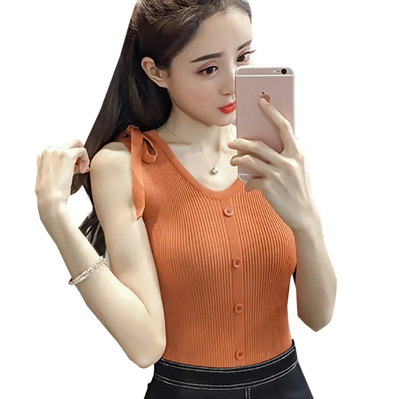 shintimes Blusas Knitted Cotton Ladies Tops Button Blouse Women Sleeveless Blouses Woman 2019 Summer Shirt Bow Womens Clothing
shintimes Blusas Knitted Cotton Ladies Tops Button Blouse Women Sleeveless Blouses Woman 2019 Summer Shirt Bow Womens Clothing