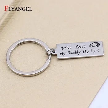 Engraved Drive Safe My Daddy My Hero Key Chain Stainless Steel Keyring Family Love Father's Day Gift Jewelry Car Keychain Keyfob
Engraved Drive Safe My Daddy My Hero Key Chain Stainless Steel Keyring Family Love Father's Day Gift Jewelry Car Keychain Keyfob