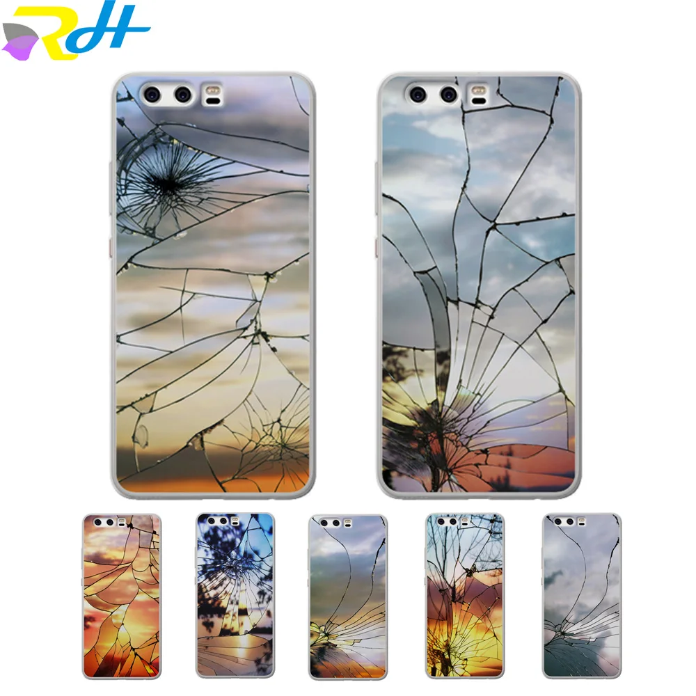 Для Huawei honor 6A 6X 9 чехол Модный сломанный для телефона 7A Pro 7X 7C5.7 8 Lite 8C 8X 9Lite 10 Coque