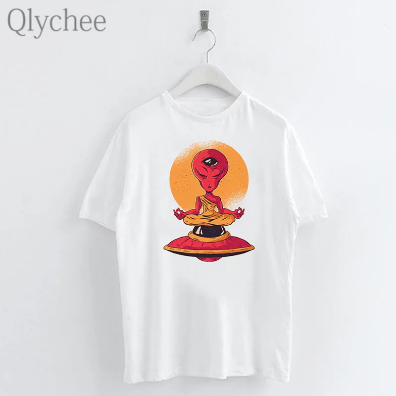Qlychee Harajuku Alien UFO Print Female T Shirts Top Tees Crew Neck Short Sleeve Loose Summer Spring Women T-shirts Top Tees
Qlychee Harajuku Alien UFO Print Female T Shirts Top Tees Crew Neck Short Sleeve Loose Summer Spring Women T-shirts Top Tees