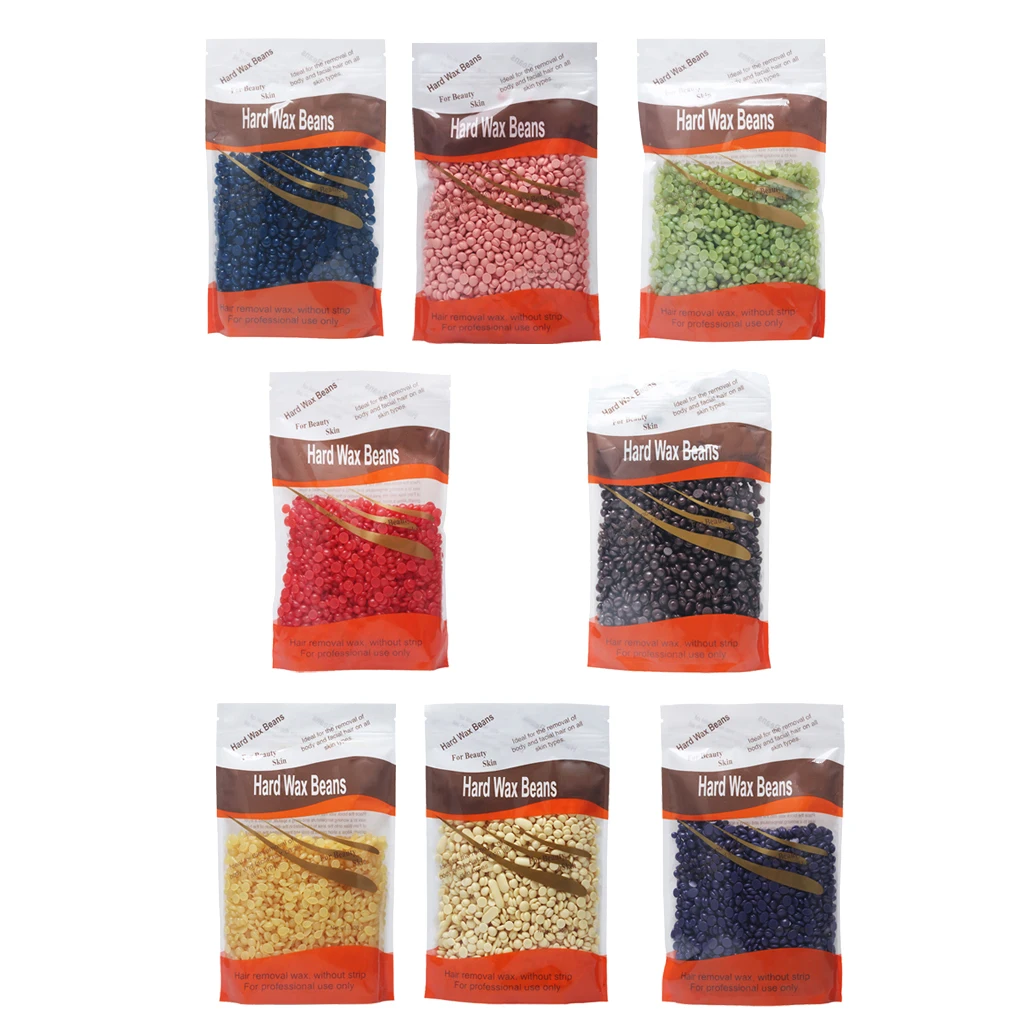 Natural Hot Film Hard Wax Bean Full Body Hair Removal Bikini Depilatory 300g - 8 Types Optional Natural Hot Film Hard Wax Bean Full Body Hair Removal Bikini Depilatory 300g - 8 Types Optional