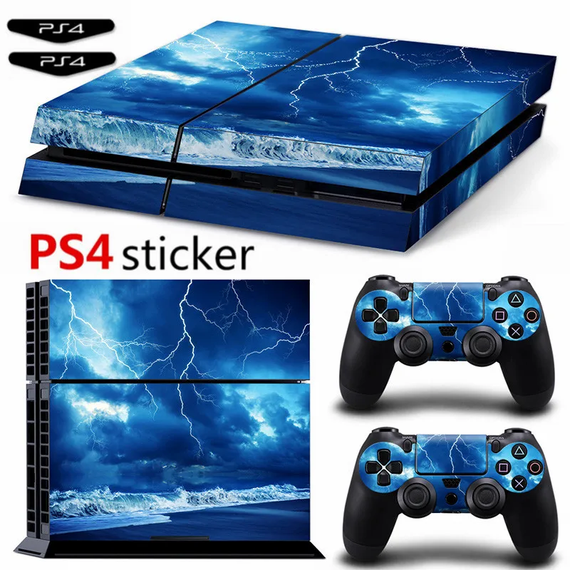 Blue Lighting Ps4 Sticker Vinyl Cover Decal PS4 Skin for PS4 Console and 2 Controllers
Blue Lighting Ps4 Sticker Vinyl Cover Decal PS4 Skin for PS4 Console and 2 Controllers