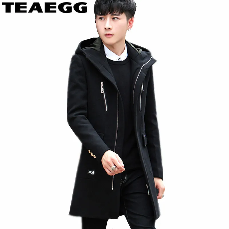 Теплые куртки с капюшоном TEAEGG Homme Hiver 2020 Осенняя Парка мужская зимняя хлопковая