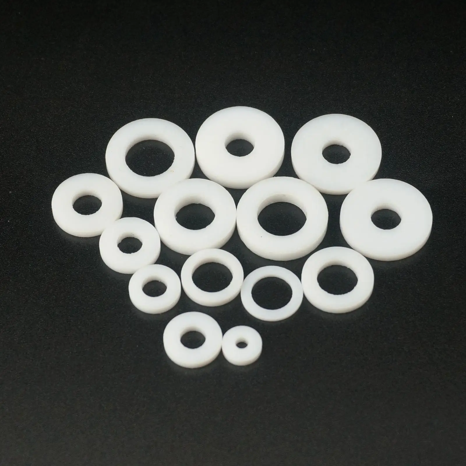 Sizes O/D 8.5mm-18mm I/D 3mm-10mm Thick 2mm 3mm PTFE Teflon Flat Washer Gasket Spacer Sealing For Pressure Gage
Sizes O/D 8.5mm-18mm I/D 3mm-10mm Thick 2mm 3mm PTFE Teflon Flat Washer Gasket Spacer Sealing For Pressure Gage