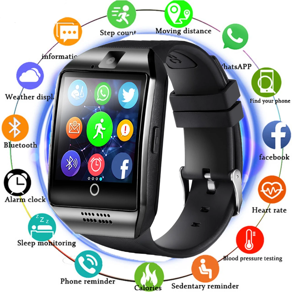 2019 Bluetooth Smart Watch Men Q18 With Touch Screen Big Battery Support TF Sim Card Camera for Android Phone Smartwatch
2019 Bluetooth Smart Watch Men Q18 With Touch Screen Big Battery Support TF Sim Card Camera for Android Phone Smartwatch