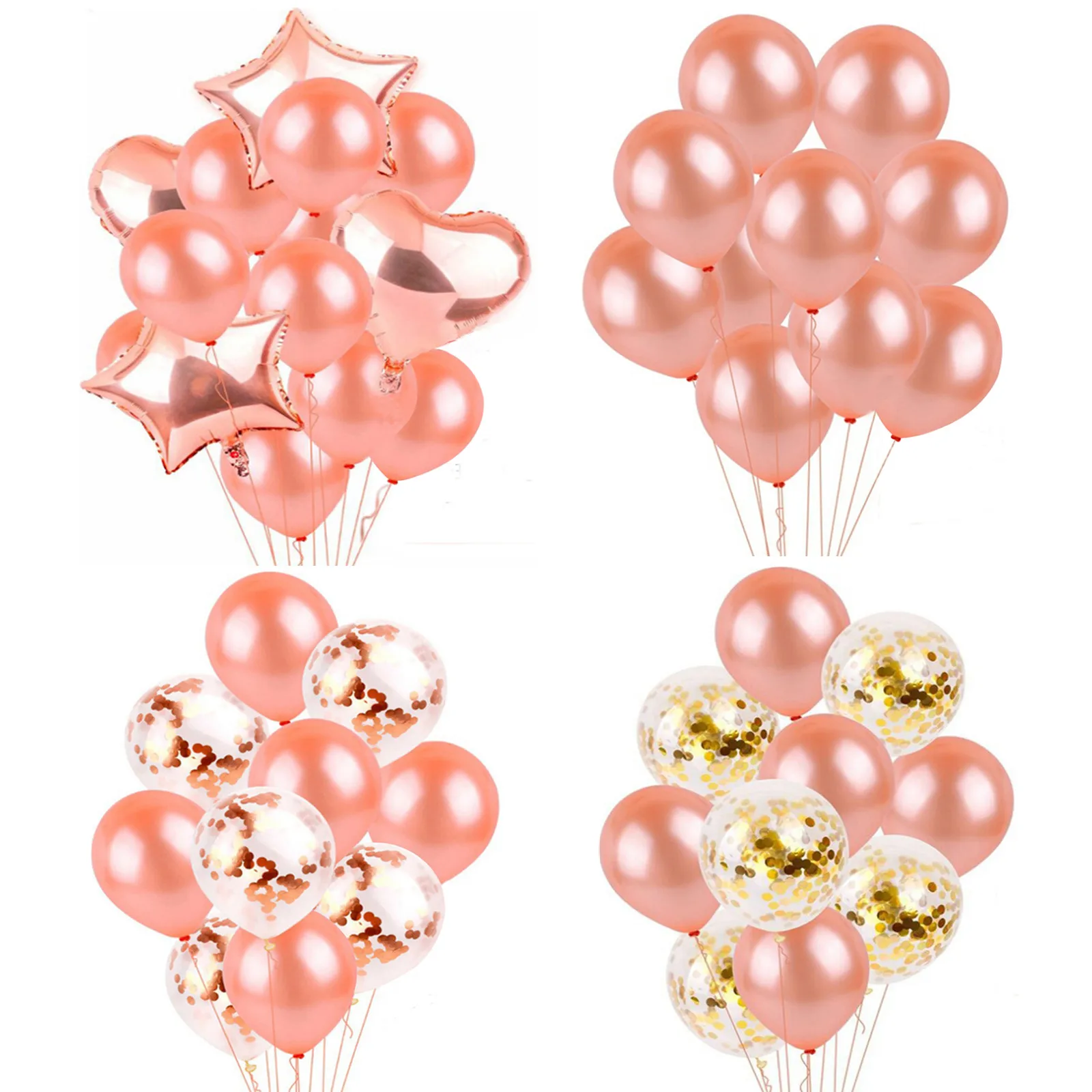 18inch Rose Gold Heart Aluminum Foil Balloon 12inch Gold Confetti Balloon Wedding Bachelorette Party DIY Decorations Supplies
18inch Rose Gold Heart Aluminum Foil Balloon 12inch Gold Confetti Balloon Wedding Bachelorette Party DIY Decorations Supplies