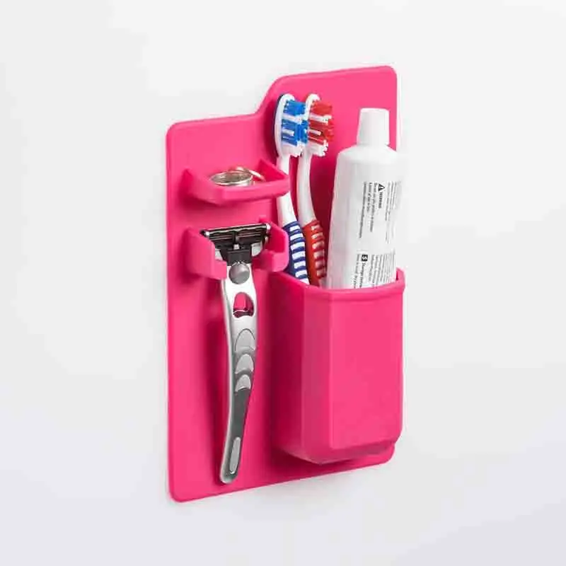 Fashion Bathroom silicone toothbrush toothpaste storage box Shaver storage brackets Makeup mirror toothbrush holder Organizer
Fashion Bathroom silicone toothbrush toothpaste storage box Shaver storage brackets Makeup mirror toothbrush holder Organizer