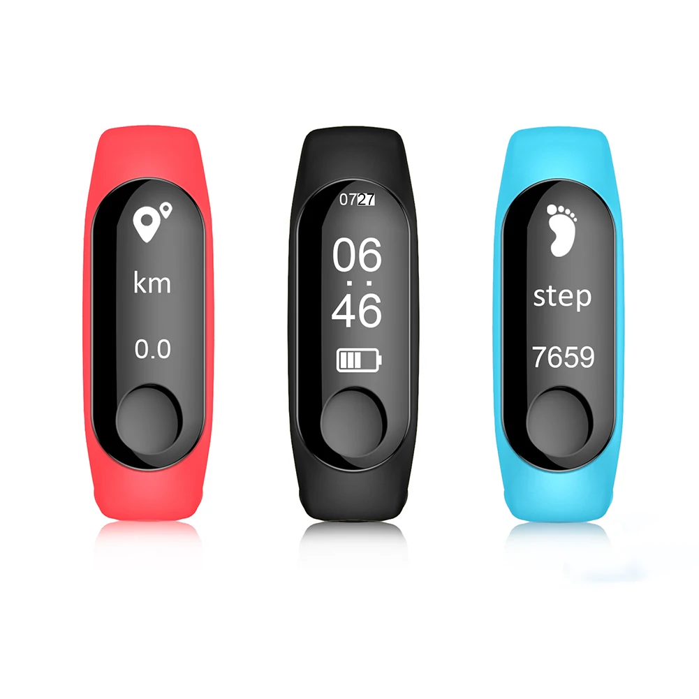 M3 Fitness Bracelet Men Women smart band Color-screen Waterproof blood pressure Monitor sports Heart Rate M3 Smart Watch
M3 Fitness Bracelet Men Women smart band Color-screen Waterproof blood pressure Monitor sports Heart Rate M3 Smart Watch