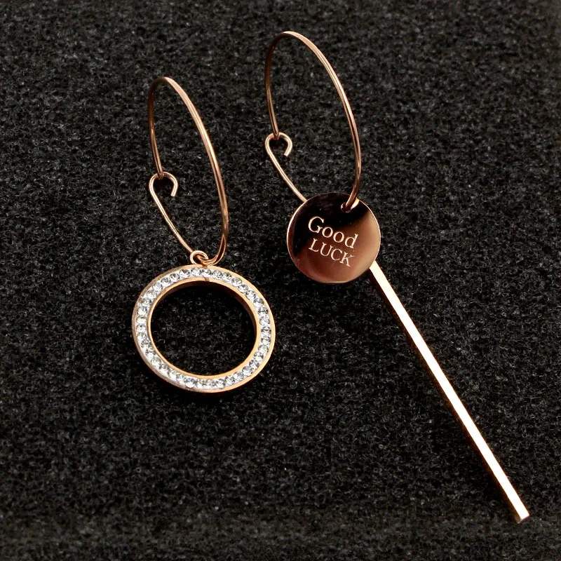 new fashion jewelry women girl stainless steel with rhinestones round circle drop dangle luck earrings gift
new fashion jewelry women girl stainless steel with rhinestones round circle drop dangle luck earrings gift