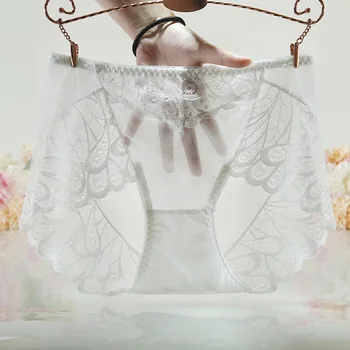 Lace Women Panties Transparent Ultrathin Women's Briefs Sexy Solid Large Size Female Underwear Plus Size Mid Rise Lingerie Panty
Lace Women Panties Transparent Ultrathin Women's Briefs Sexy Solid Large Size Female Underwear Plus Size Mid Rise Lingerie Panty