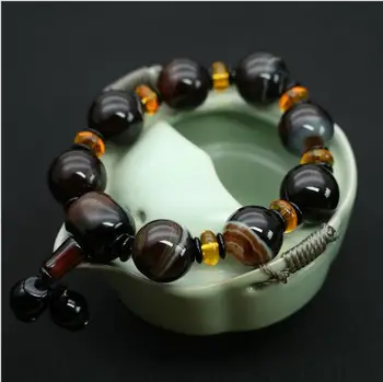 Natural entangled agate men's bracelets popular national wind beads agate jewelry to send boyfriend personality bracelets ab20#
Natural entangled agate men's bracelets popular national wind beads agate jewelry to send boyfriend personality bracelets ab20#