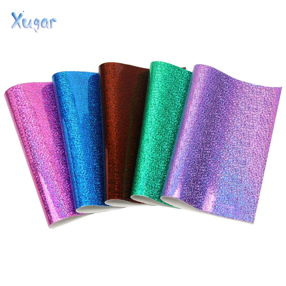 Xugar accessories 22*30cm Laser transparent Holographic Faux Synthetic Leather Fabric,DIY Garment Knotbow Bags Decoration Crafts 
Xugar accessories 22*30cm Laser transparent Holographic Faux Synthetic Leather Fabric,DIY Garment Knotbow Bags Decoration Crafts