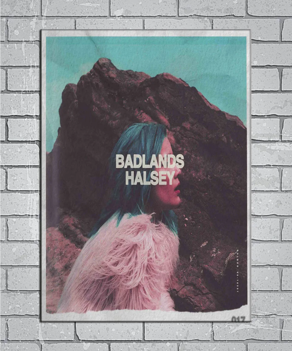 N1489 Halsey Badlands Pop Music Album Cover Singer Star Light Canvas Custom Poster Wall Decor 20X30 27x40 inch
N1489 Halsey Badlands Pop Music Album Cover Singer Star Light Canvas Custom Poster Wall Decor 20X30 27x40 inch