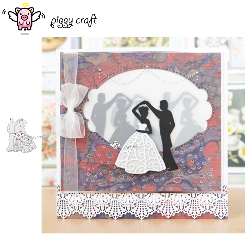 Piggy Craft metal cutting dies cut die mold Dancing wedding lover Scrapbook paper craft knife mould blade punch stencils dies
Piggy Craft metal cutting dies cut die mold Dancing wedding lover Scrapbook paper craft knife mould blade punch stencils dies