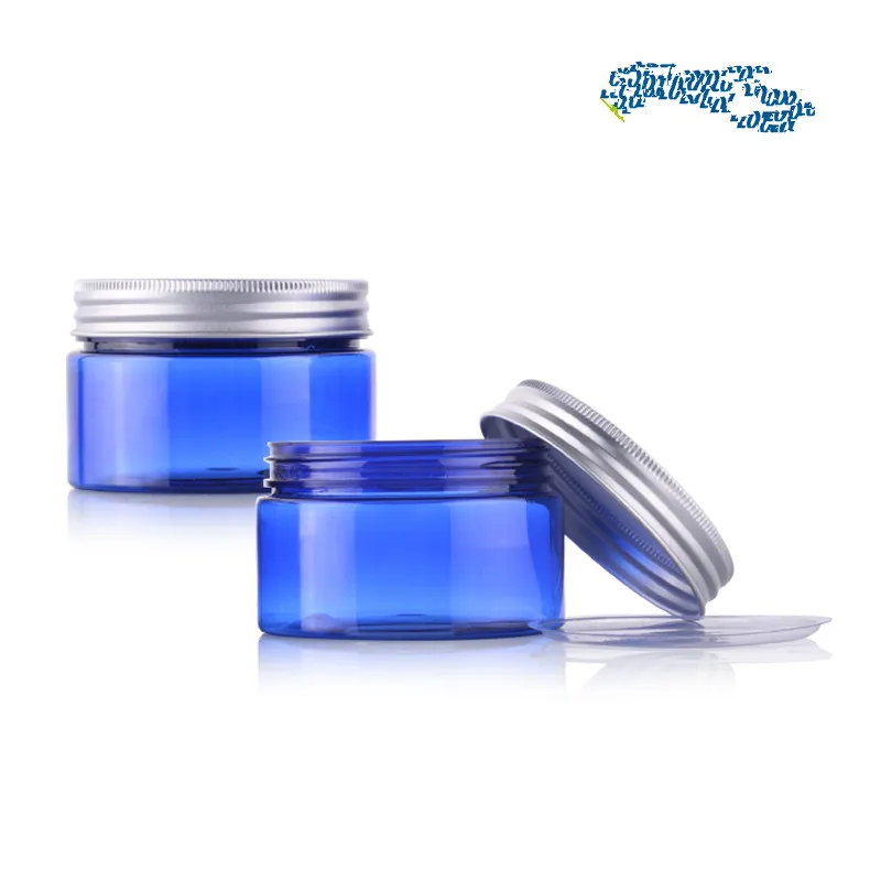 50pcs lot 100g round blue color empty Plastic Cream mask PET bottles jars containers for cosmetic packaging skin care cream tin
50pcs lot 100g round blue color empty Plastic Cream mask PET bottles jars containers for cosmetic packaging skin care cream tin