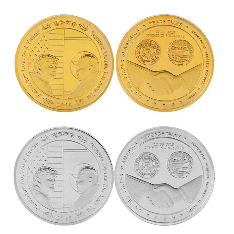 2020 New Silver/gold Plated Two-color Trump President Commemorative Coin US Trump Collection Non-currency Coins Drop Shipping
2020 New Silver/gold Plated Two-color Trump President Commemorative Coin US Trump Collection Non-currency Coins Drop Shipping