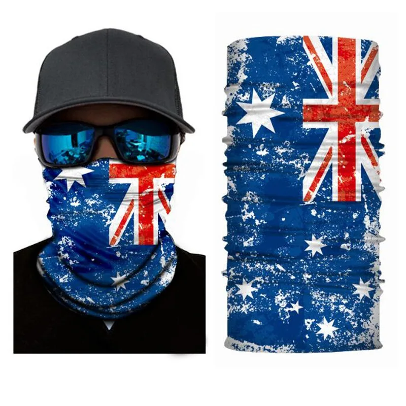 Outdoor Sports National Flag Scarf Breathable Headscarf Sports Multifunction Bike Bicycle Face Mask Cycle Racing Accessory
Outdoor Sports National Flag Scarf Breathable Headscarf Sports Multifunction Bike Bicycle Face Mask Cycle Racing Accessory